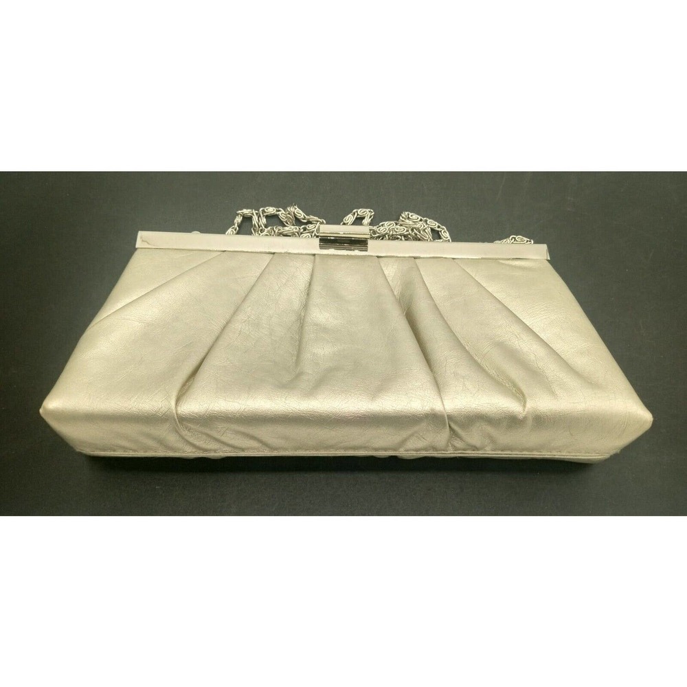 Gunne Sax Vintage Silver Clutch Purse